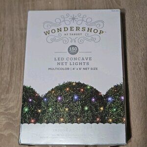 Wondershop LED Concave Net Lights Multicolor 150 Lights Indoor & Outdoor